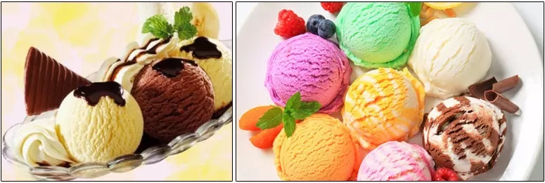 YKF-618 Commercial 16-20L/H Gelato Ice Cream Machine Hard Serve Ice Cream Maker CFR BY SEA