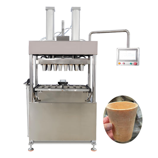 Hot Sale Edible Tea Cup Making Machine Edible Waffle Coffee Cup Making Machines Edible Coffee Cup Making Machine