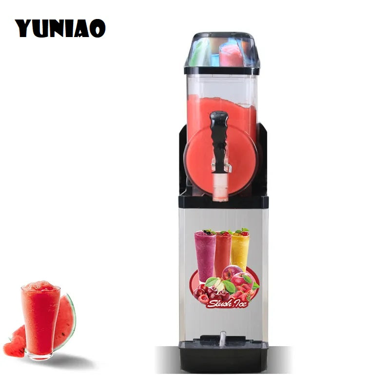 MK-SM112 Commercial Single Tank Frozen Drink Slush Making Machine Miken Factory Catering Machine Kitchen Equipmen CFR BY SEA