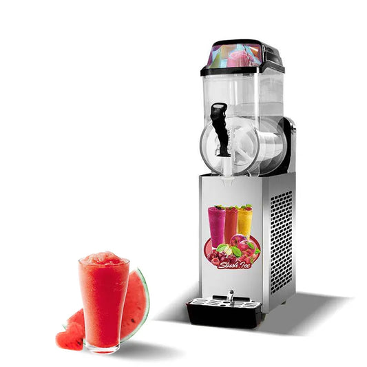 MK-SM112 Commercial Single Tank Frozen Drink Slush Making Machine Miken Factory Catering Machine Kitchen Equipmen CFR BY SEA