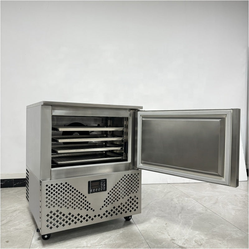 4 TraysQuick Frozen Commercial Shock Freezer Blast Chiller Air Blast Freezer EXW factory price