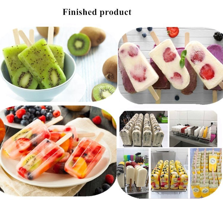 CY160-4 semi-automatic ice lolly production popsicle ice cream machine 4 molds 12000pcs/day EXW factory price