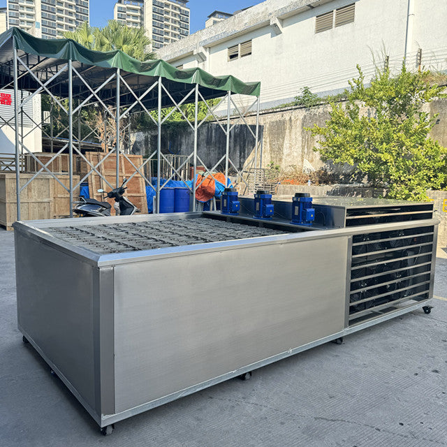 5 T /24 Capacity 70 Pcs Once Air Cooling Brick Ice Maker Price for Africa Market Industrial Block Ice Making Machine