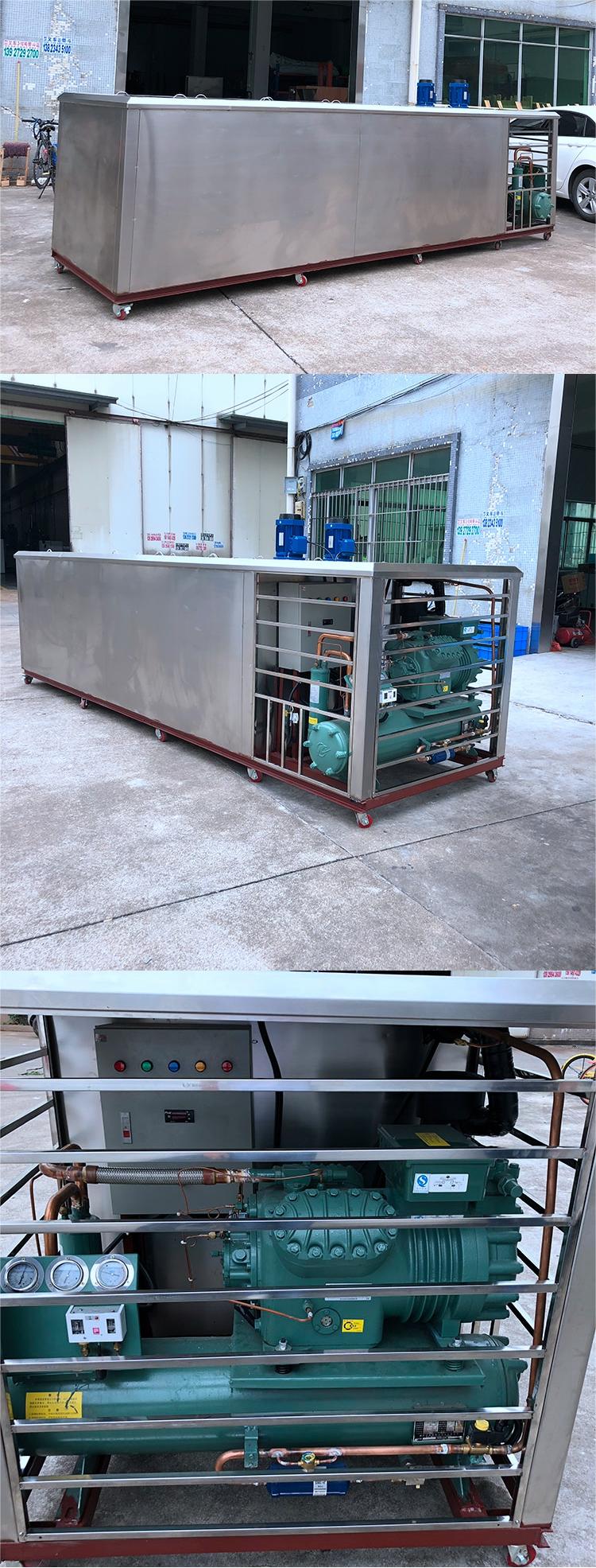 3T /24 H 40 PCS / 4 H 25 KG Each Ice Factory Manufacture High Quality Air Cooling Ice Brick / Ice Block Making Machine