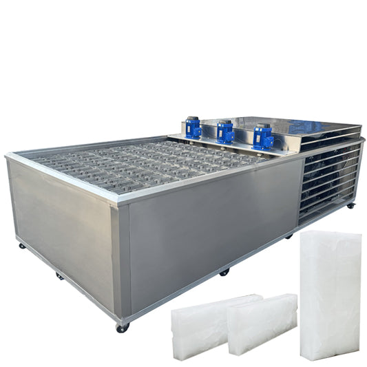5 T /24 Capacity 70 Pcs Once Air Cooling Brick Ice Maker Price for Africa Market Industrial Block Ice Making Machine