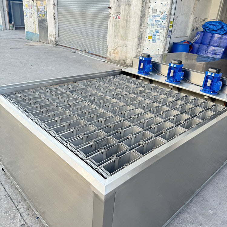5 T /24 Capacity 70 Pcs Once Air Cooling Brick Ice Maker Price for Africa Market Industrial Block Ice Making Machine