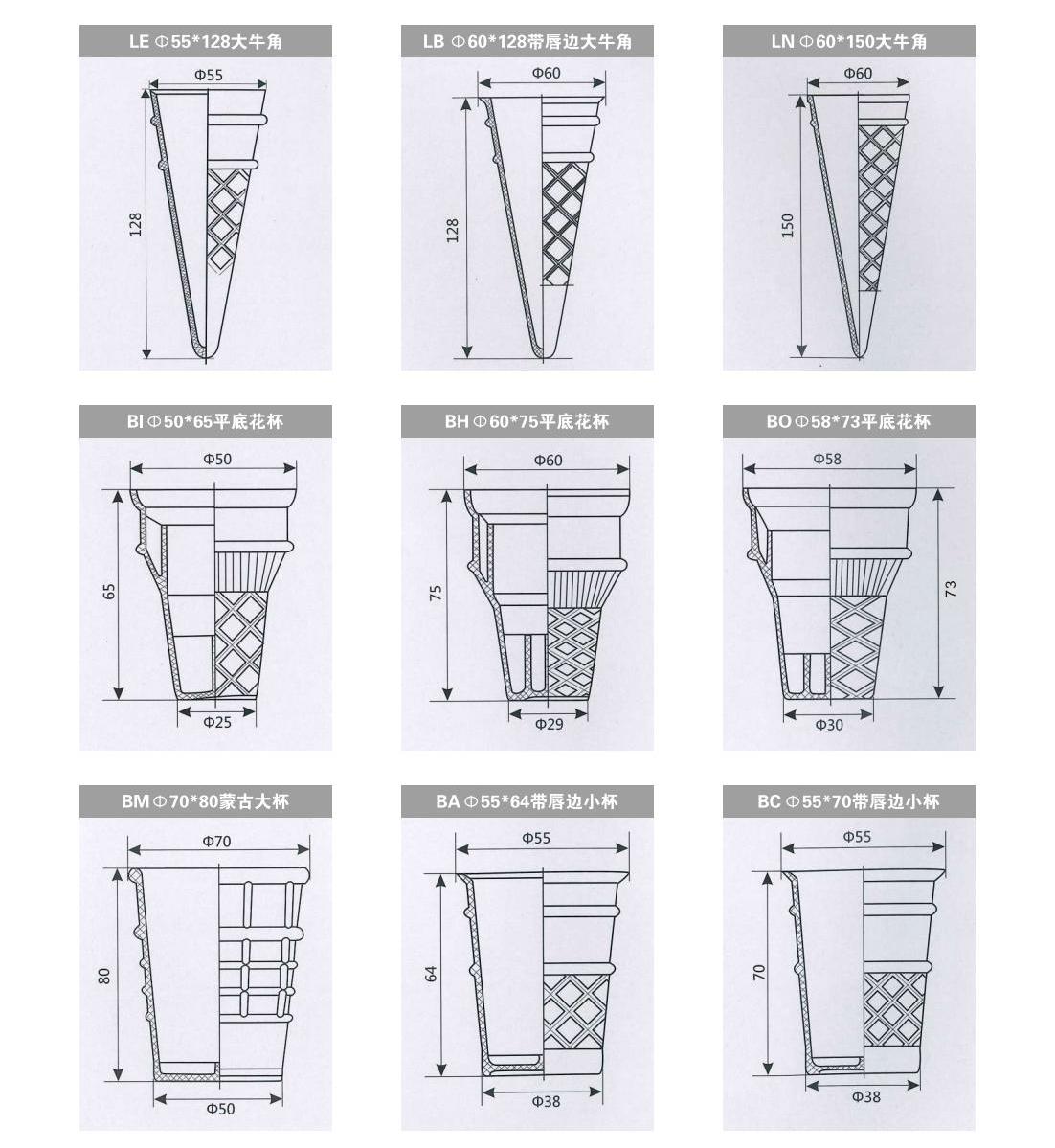 DST-24C 24 heads ice cream cone maker