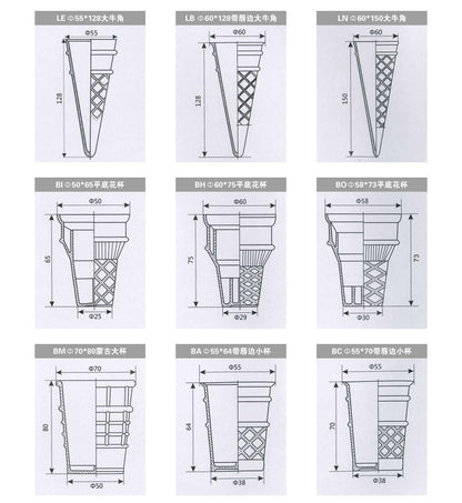 DST-24C 24 heads ice cream cone maker