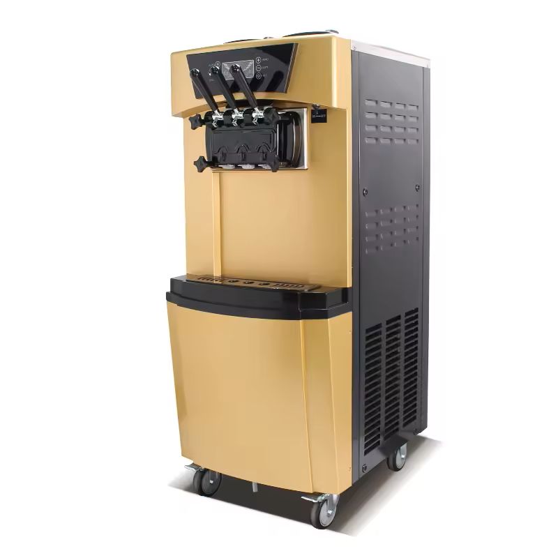 YKF-9228 Commercial 22-30L/H  Soft Ice Cream Machine Standing Ice Cream Maker CFR BY SEA