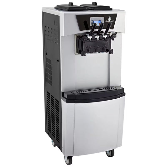 YKF-9228 China 22-30L/H Commercial Soft Ice Cream Machine Standing Ice Cream Maker CFR BY SEA