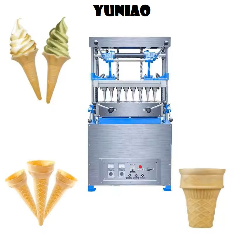 DST-24C wafer 24 heads ice cream cone maker semi automatic ice cream cone maker machine CFR BY SEA