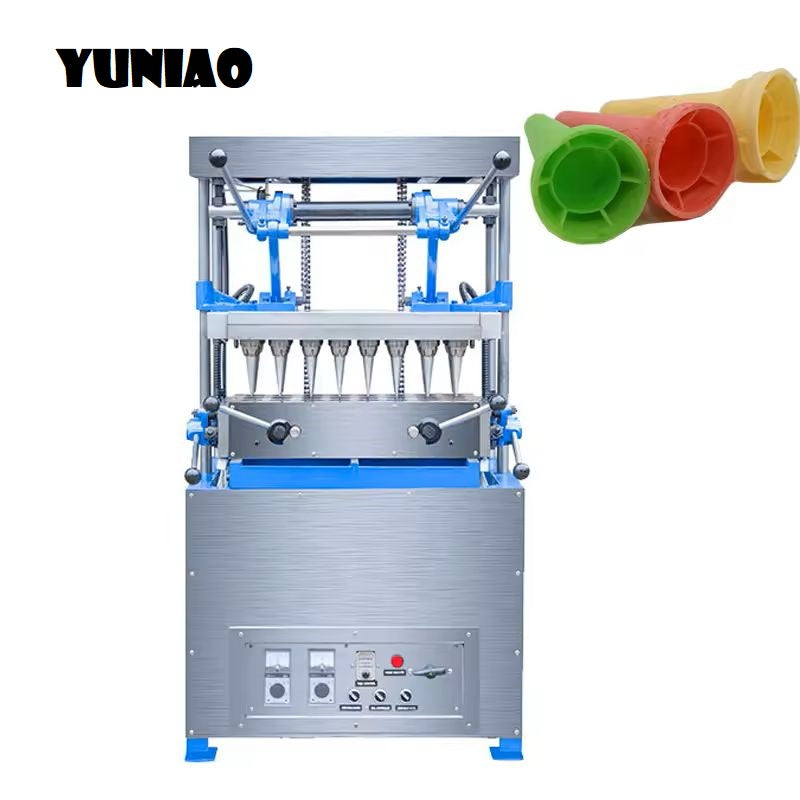 DST-24C wafer 24 heads ice cream cone maker semi automatic ice cream cone maker machine CFR BY SEA