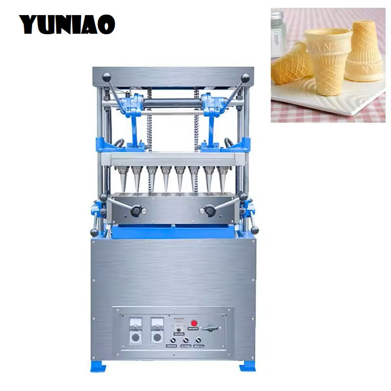 DST-24C wafer 24 heads ice cream cone maker semi automatic ice cream cone maker machine CFR BY SEA