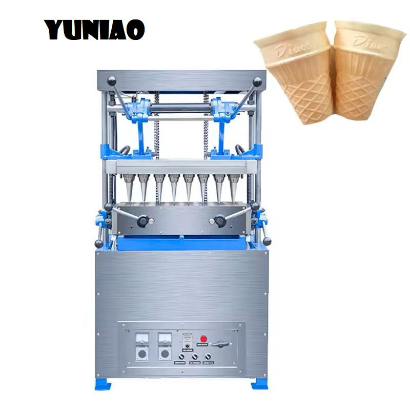 DST-24C wafer 24 heads ice cream cone maker semi automatic ice cream cone maker machine CFR BY SEA