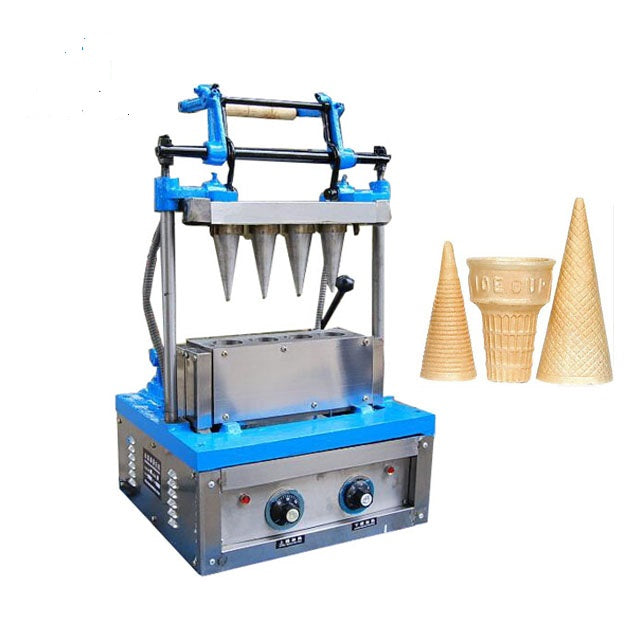 DST-4 Four heads Ice cream cone maker icecream cones forming making baking machine four heads Beverage Shop CFR BY SEA