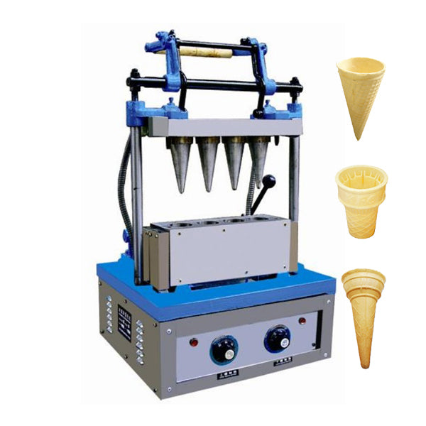 DST-4 Four heads Ice cream cone maker icecream cones forming making baking machine four heads Beverage Shop CFR BY SEA