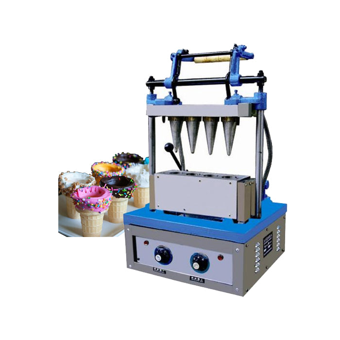 DST-4 Four heads Ice cream cone maker icecream cones forming making baking machine four heads Beverage Shop CFR BY SEA