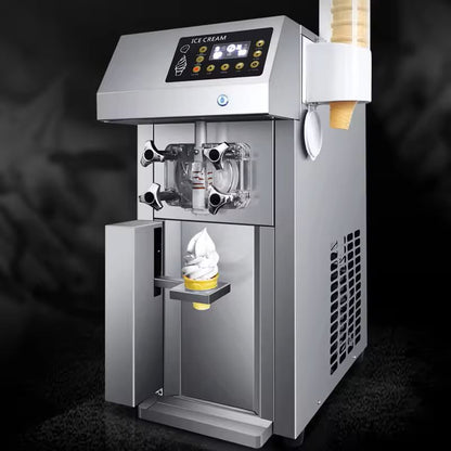 ZM-A122 Semi-auto Pre Cooling Single Nozzle Mini Frozen Yogurt Ice Cream Maker Machine