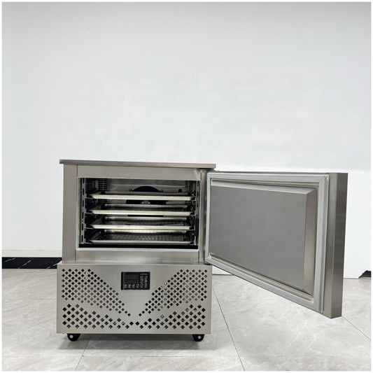 4 Trays Top Quality Promotional Custom One Door Blast Chiller Freezer Shock Freezer -45 Degrees