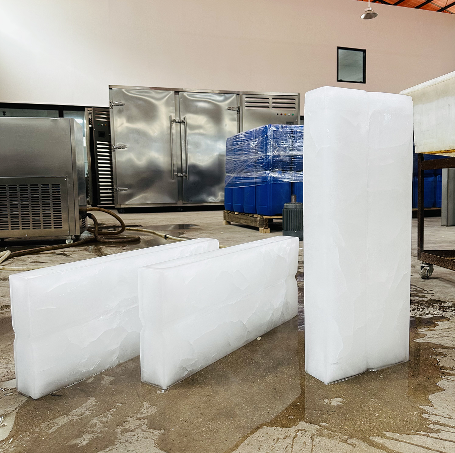 5 T /24 Capacity 70 Pcs Once Air Cooling Brick Ice Maker Price for Africa Market Industrial Block Ice Making Machine