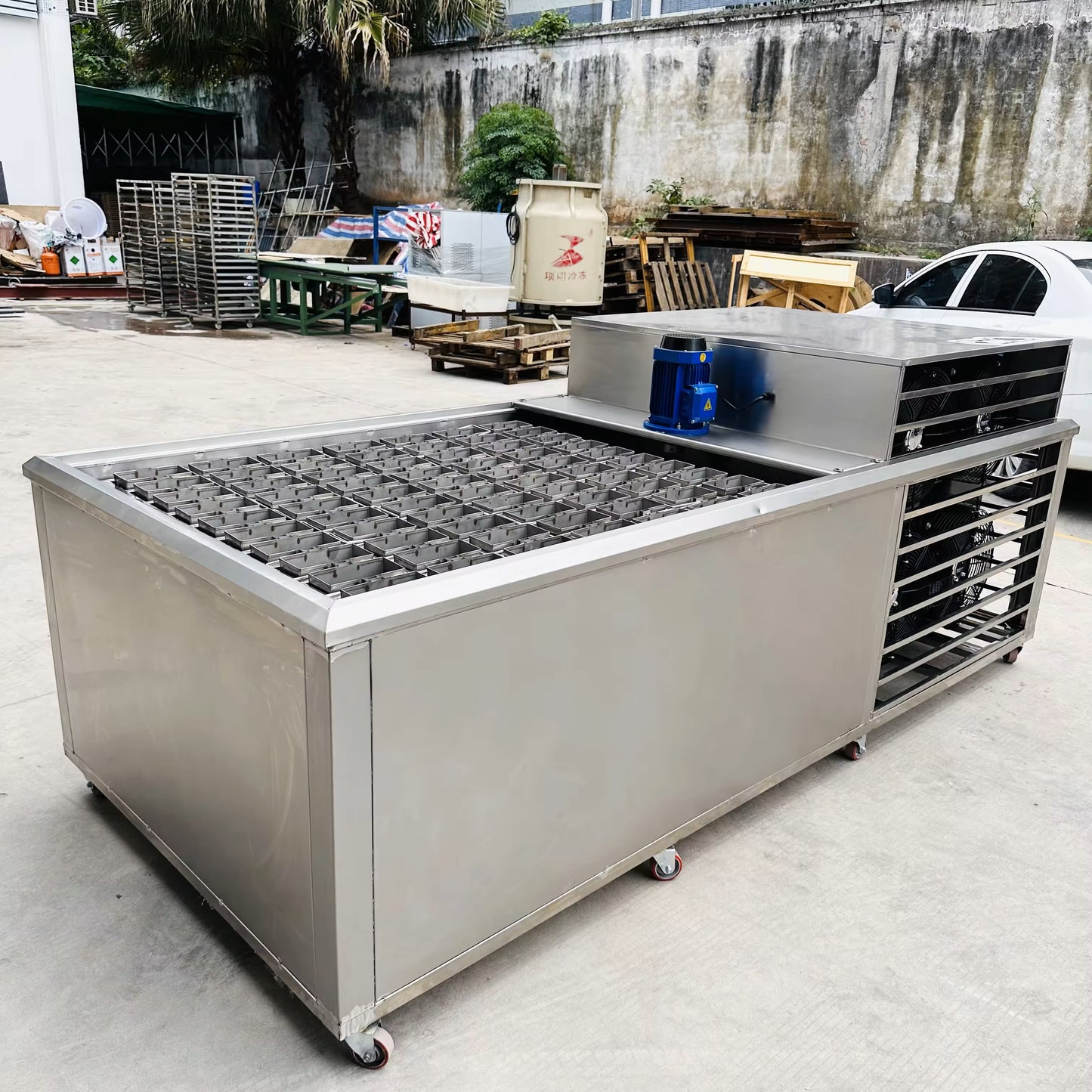 BZJ-5  Factory Price Direct Commercial 5 Tons Ice Block Making Machine Freezer For Fish 5000kg per day CFR BY SEA