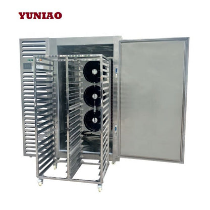 LD-1100L large fish low degree -45 degree 15*2 trays big mobile shock blast freezer for sale CFR BY SEA
