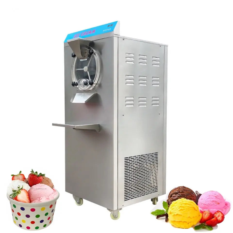 CY-N45 Acrylic use 38-45L/H 2800W  operting plate ice cream gelato combined machine italian gelato hard ice cream gelato machine CFR BY SEA