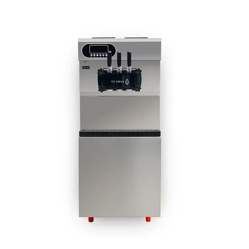 XY-Z965 25~28L/H Commercial Soft Ice Cream Machine With Wheels Auto Freeze Ice Cream Maker Catering Equipment CFR BY SEA