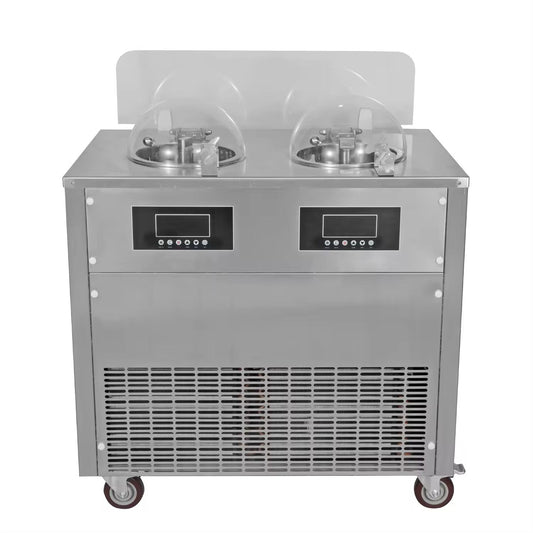 XY-GB2 Hard Ice Cream Maker 20L/H ice cream for ice cream shop machine 2 cylinders gelato machine CFR BY SEA