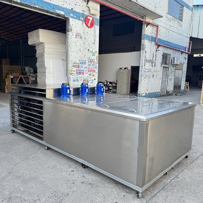 5 T /24 Capacity 70 Pcs Once Air Cooling Brick Ice Maker Price for Africa Market Industrial Block Ice Making Machine