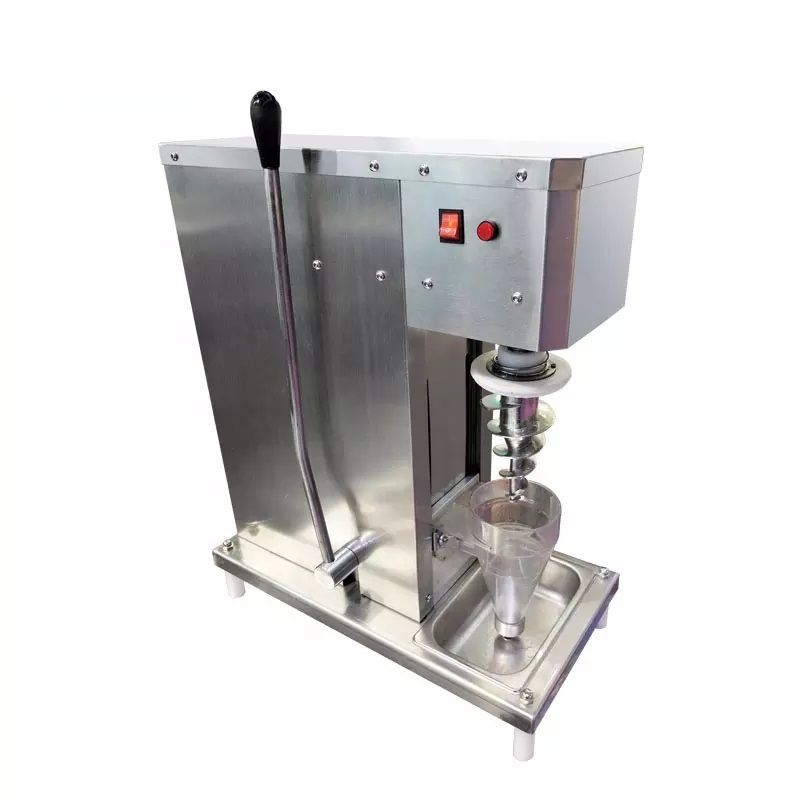 JBJ-1 Diaphanous multifunctional hard ice cream blender and mixer Fruit Ice Cream Blender Machine CFR by sea