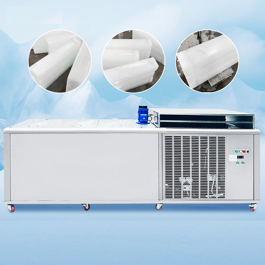 Big Industrial Ice Block Cube Making Machine 2 T Per Day Capacity  35 Moulds 10 KG Huge Ice Maker Machine
