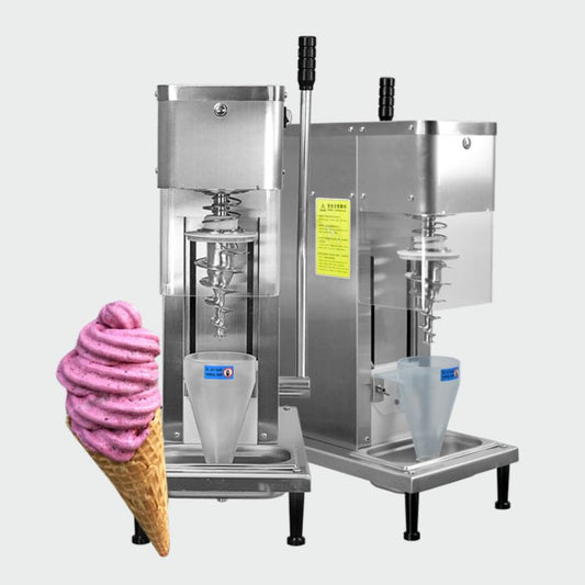 JBJ-1 Diaphanous multifunctional hard ice cream blender and mixer Fruit Ice Cream Blender Machine CFR by sea