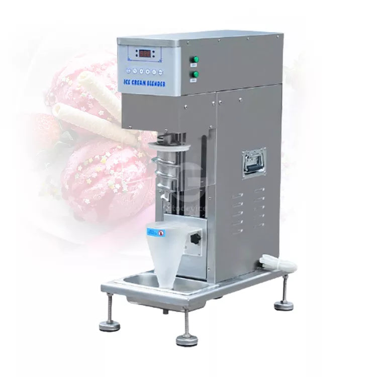 CYZD-178T Buffet Restaurant Equipment Big Capacity Semi-auto Swirl fruit ice cream blender CFR by sea