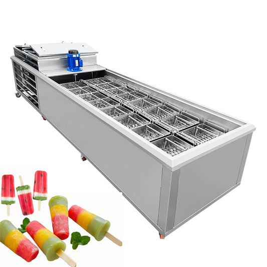 CY640-16 Big Capacity 46000 Pcs/Per Day 16 Molds  Profession Manufacture Industrial Ice Cream Popsicle Making Machine Lolly Making Machine EXW factory price