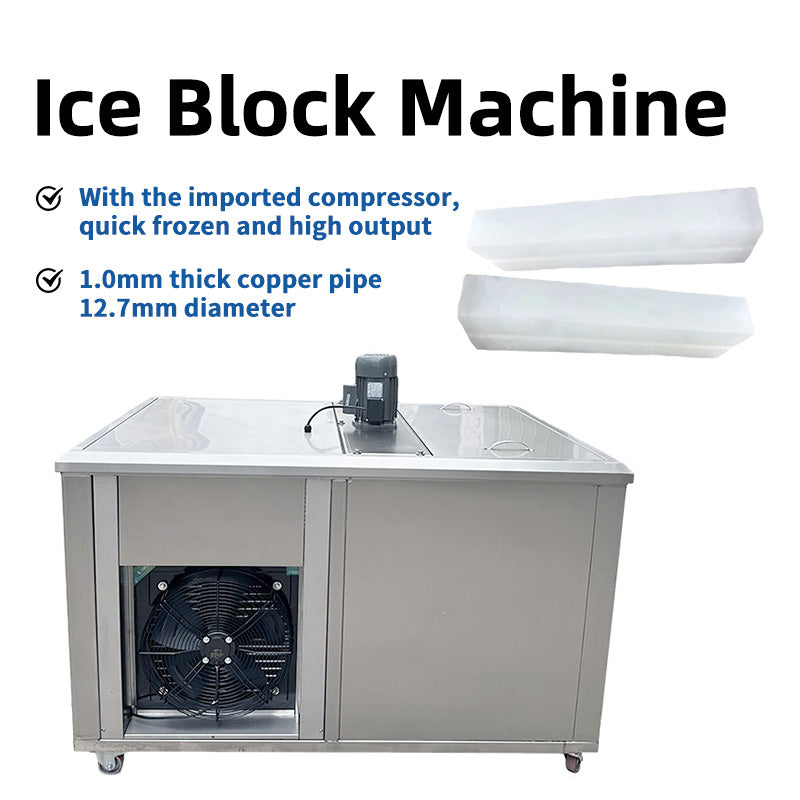 0.5Ton/24 H 20pcs 2.5kg Ice Block Making Machine