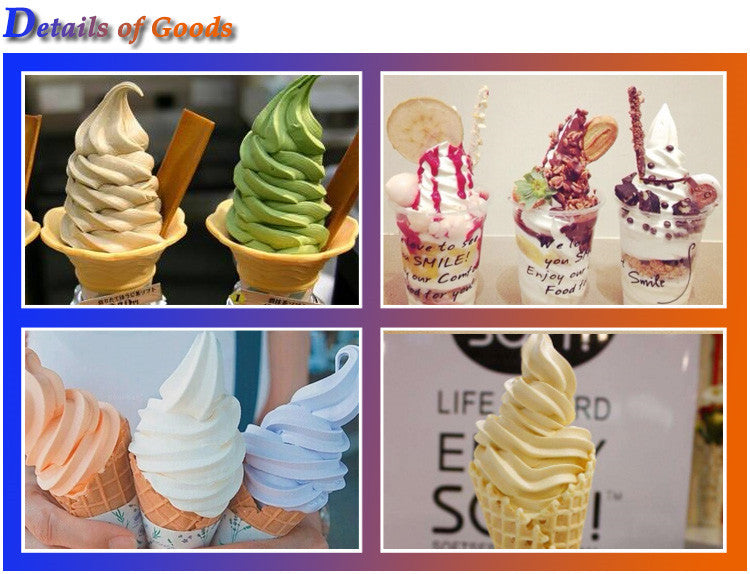 YKF-8226 22~28L/h Soft Serve Ice Cream Machine Commercial Ice Cream Making Machine Price For Business CFR BY SEA