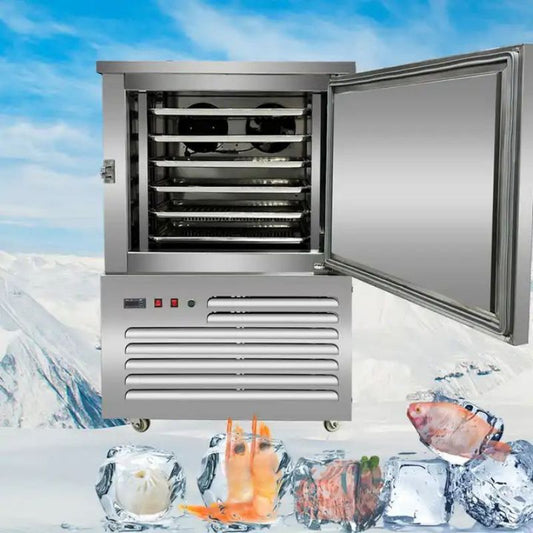 Commercial Fan Cooling Blast Freezer Frozen Food -45 Degree Blast Chiller Stainless Steel Industrial Deep Freezer