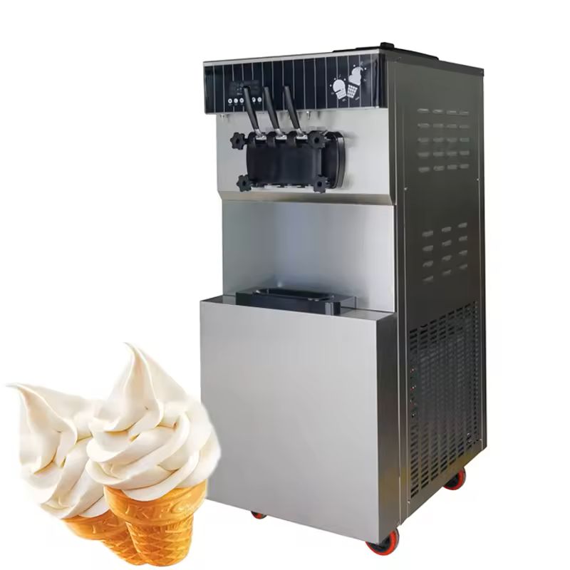 XY-25F 22-25L/H Machine a creme glacee commerciale de bureau 3 saveurs with CE certificate maquina de helado CFR BY SEA