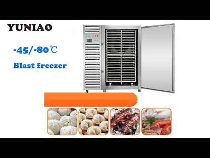 -45 ℃ 1400 L Special Manufacture Air Cooling System Fast Freeze Blast Chiller Freezer Machine